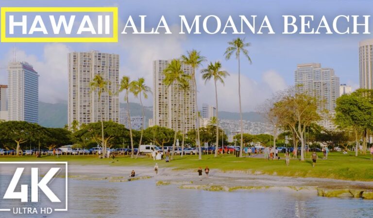 Watching Sunset at Ala Moana Beach 4K – Best City Beaches of Oahu Island, Hawaii – Travel Guide Watching Sunset at Ala Moana Beach 4K – Best City Beaches of Oahu Island, Hawaii – Travel Guide