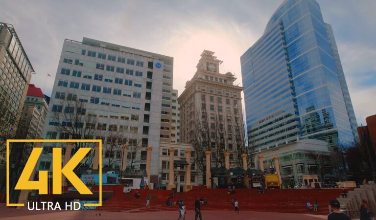 Portland Downtown in 4K, Oregon – City Life Video – Short Preview Portland Downtown in 4K, Oregon – City Life Video – Short Preview