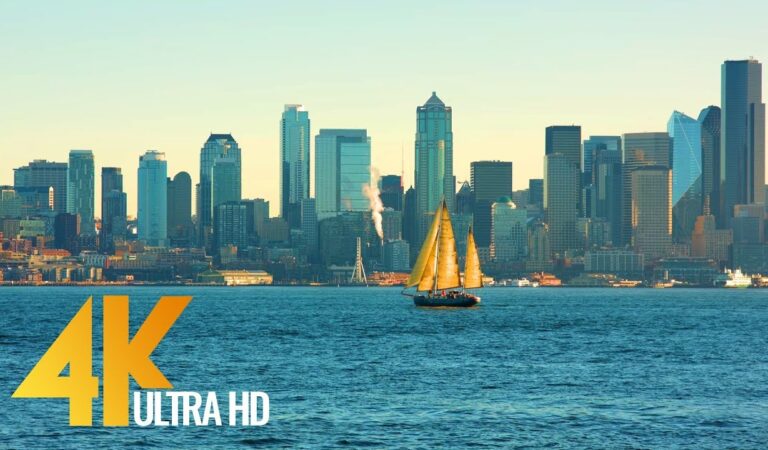 4K (Ultra HD) Seattle Relax Video – View from Don Armeni Boat Ramp – 2.5 Hours Video 4K (Ultra HD) Seattle Relax Video – View from Don Armeni Boat Ramp – 2.5 Hours Video