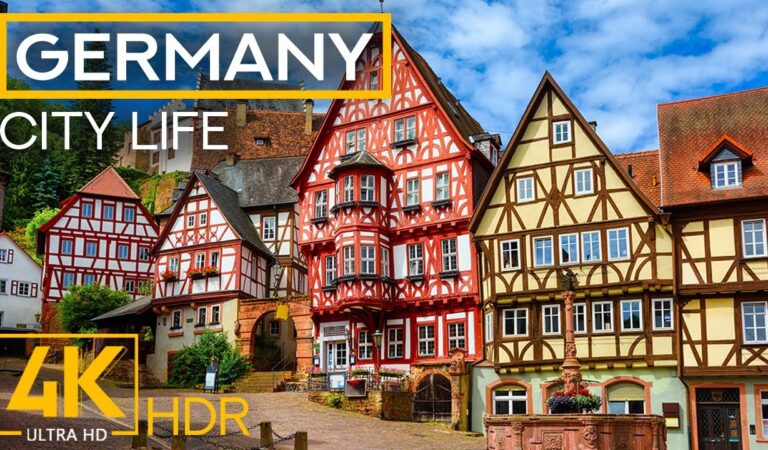 Virtual Travel to CITIES OF GERMANY in 4K HDR – Charming Cityscapes & Relaxing City Life Virtual Travel to CITIES OF GERMANY in 4K HDR – Charming Cityscapes & Relaxing City Life